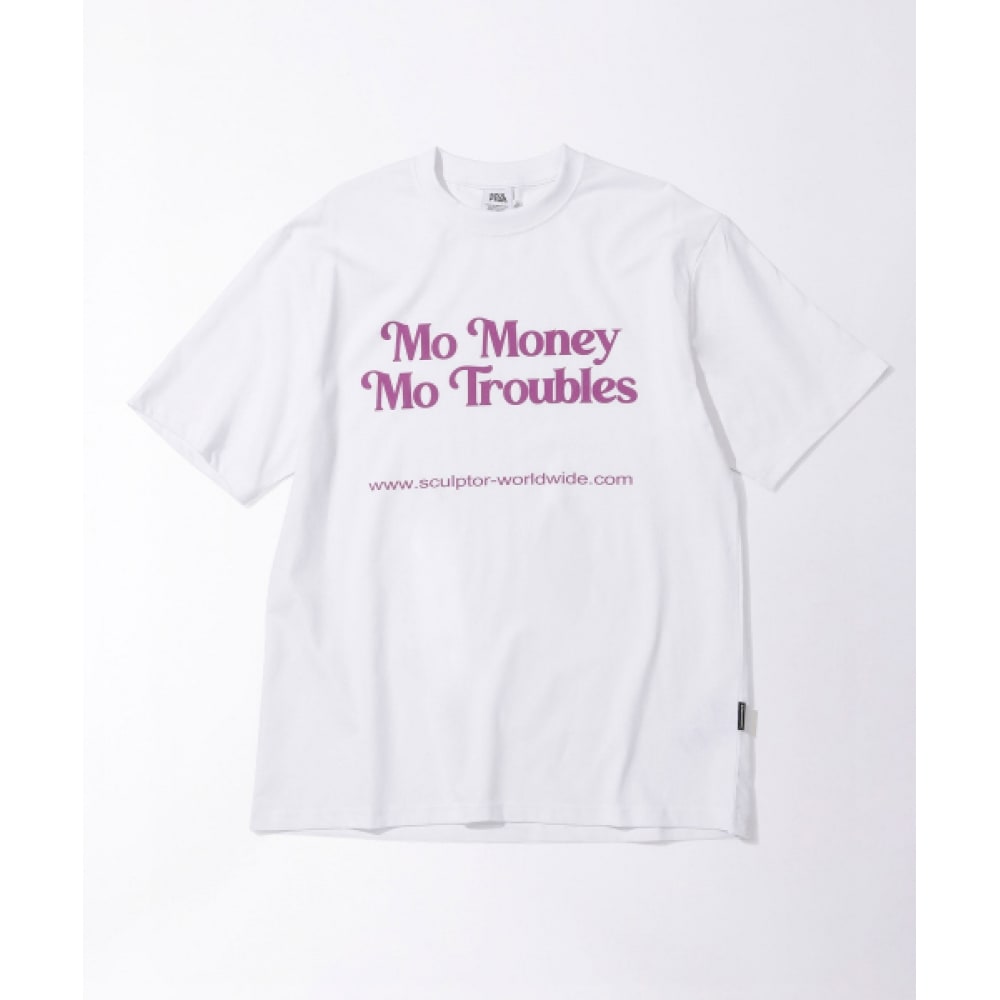 スカルプターモア・トラブルズ Tシャツホワイト