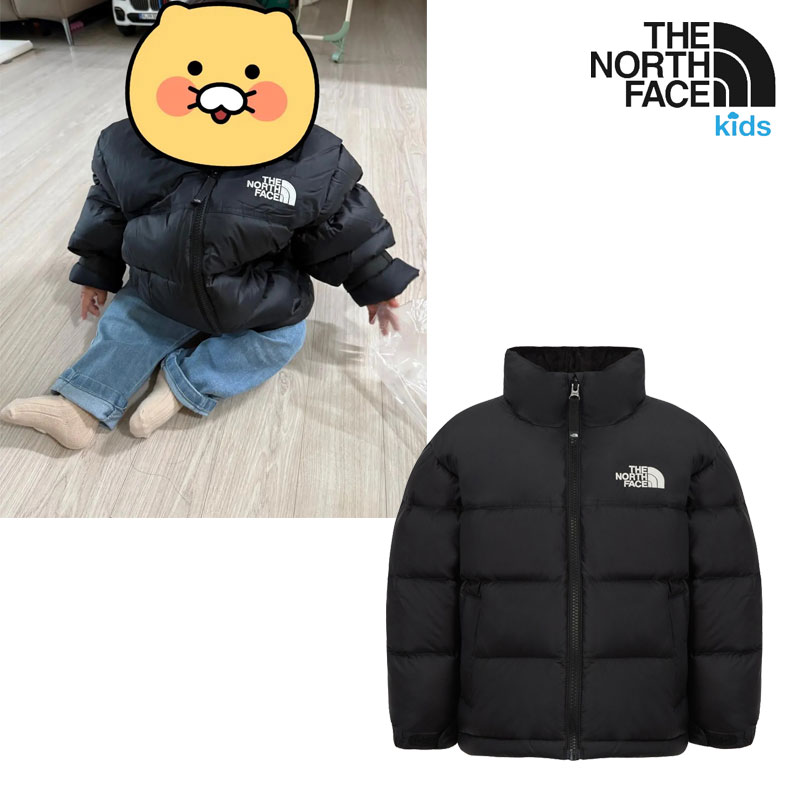 NJ1DR54T KS 1996 ECO NUPTSE DOWN JACKET RDS 160まで 大人も着用可 キッズ 子供用 撥水 防風 高保温 ハイネック ジップポケット 軽量 普段 通学 便利