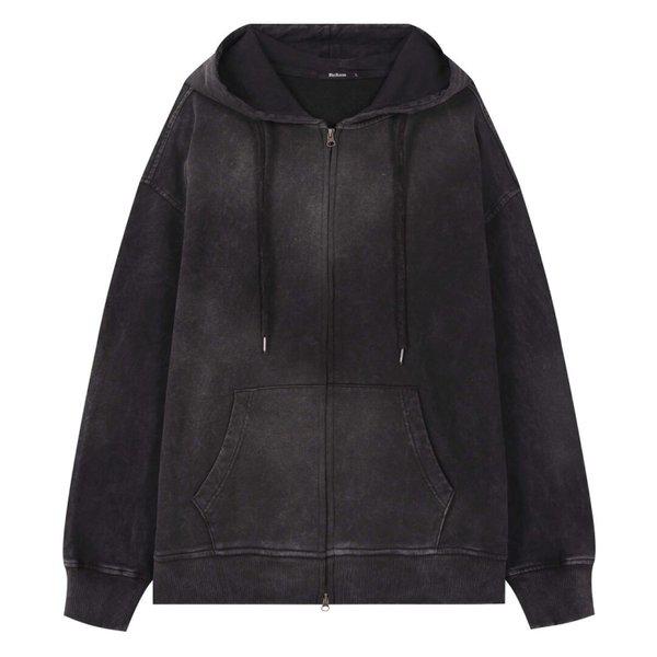 男性オーバーサイズ ヴィンテージ スウェット フード付きジップアップ(B261TJ310P) 18,608円