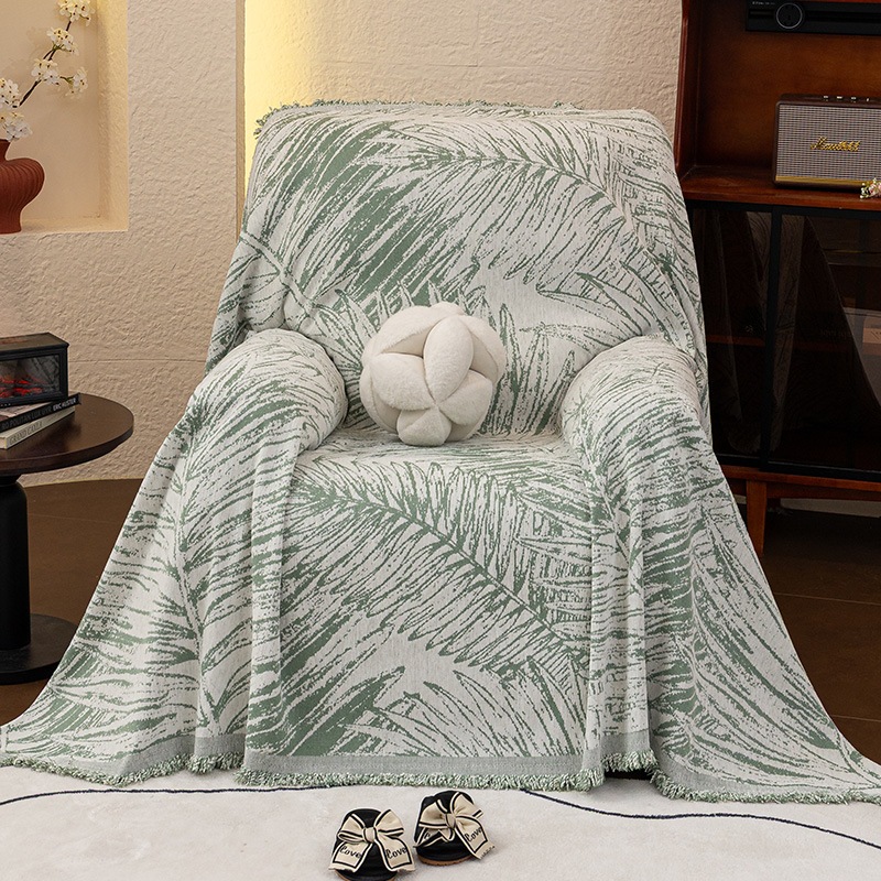 一体型フルカバーソファカバー高級感のあるシングルシートソファカバー背もたれカバー
