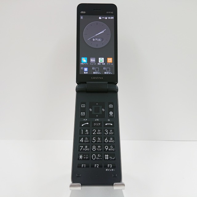 GRATINA KYF42 au ブラック 送料無料 本体 c06792 【中古】