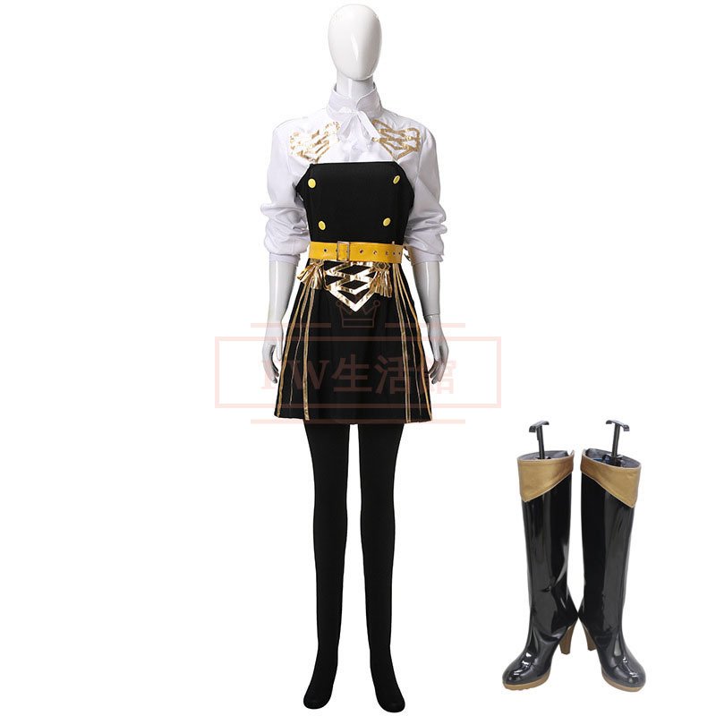 ファイアーエムブレム 風花雪月 ヒルダ コスプレ衣装 靴 コスチューム 演出服 アニメ ゲーム ハロ