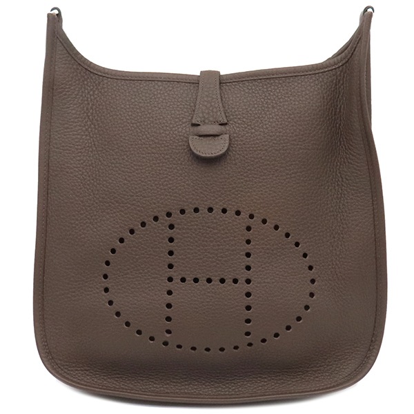 エルメス HERMES ショルダーバッグ エヴリン2 PM トリヨンクレマンス ショコラ シルバー金具 茶 K刻印 【箱】【中古】