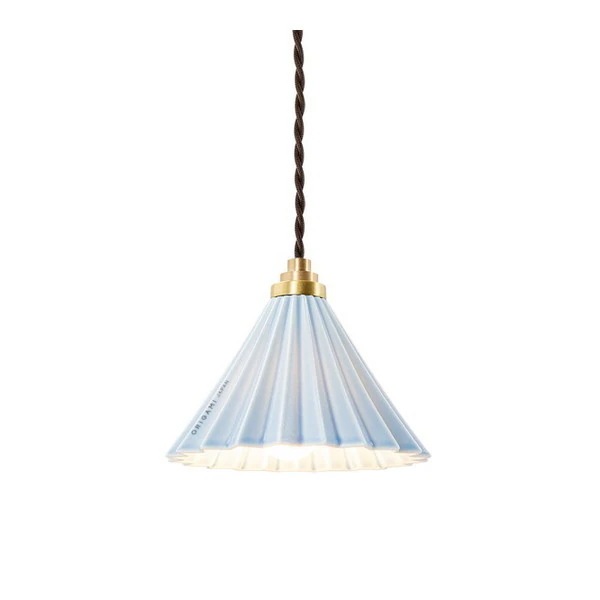 gram8 TC-1512-BR/MBL DRIPPER LAMP ペンダントライト コンセントタイプ マットブルー ブラウンコード [LED電球付属] メーカー直送