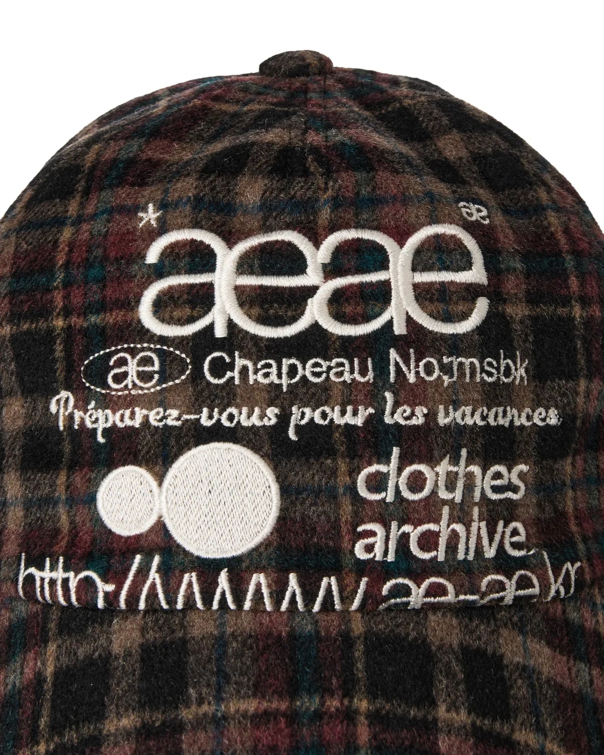 Qoo10 aeae WEB LOGO WOOL チェック キ