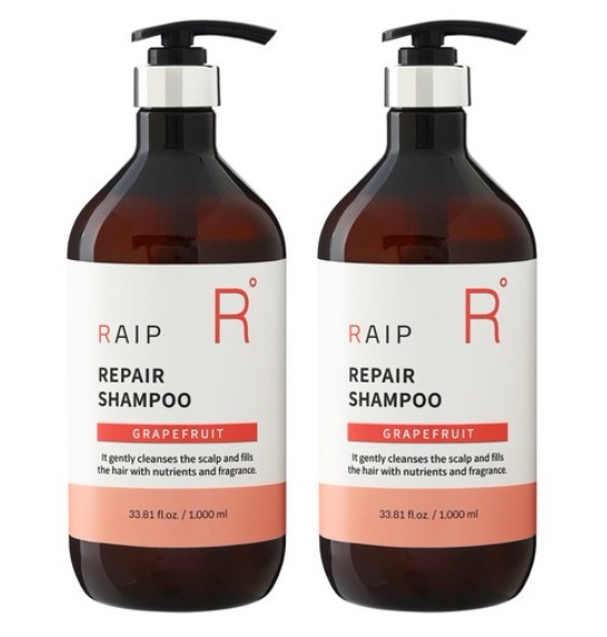 弱酸性 頭皮ケア 大容量 リペア パフュームシャンプー グレープフルーツ 1000ml 2個