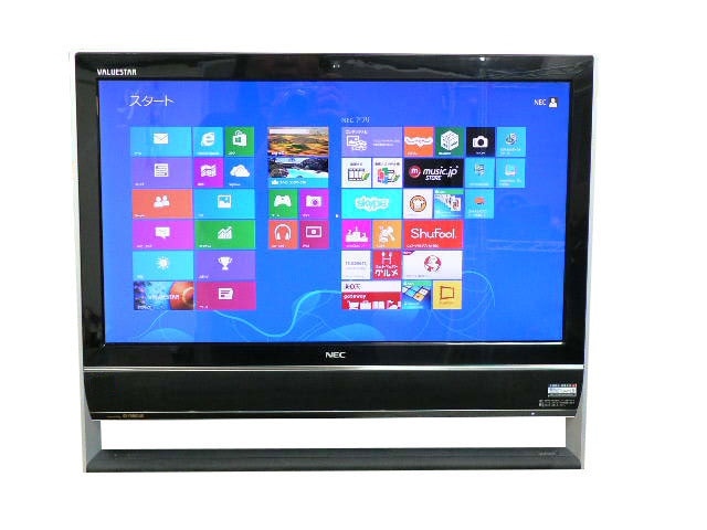 NEC デスクトップパソコン 中古パソコン VN370/J ブラック デスクトップ 一体型 本体 Windows8 Celeron DVD 地デジ/BS/CS 4GB/1TB 送料無料 中古