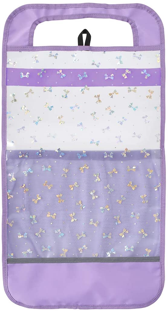 （まとめ買い）キラキラ！ポケット付き透明ランドセルカバー バイオレット RS186V [x3]