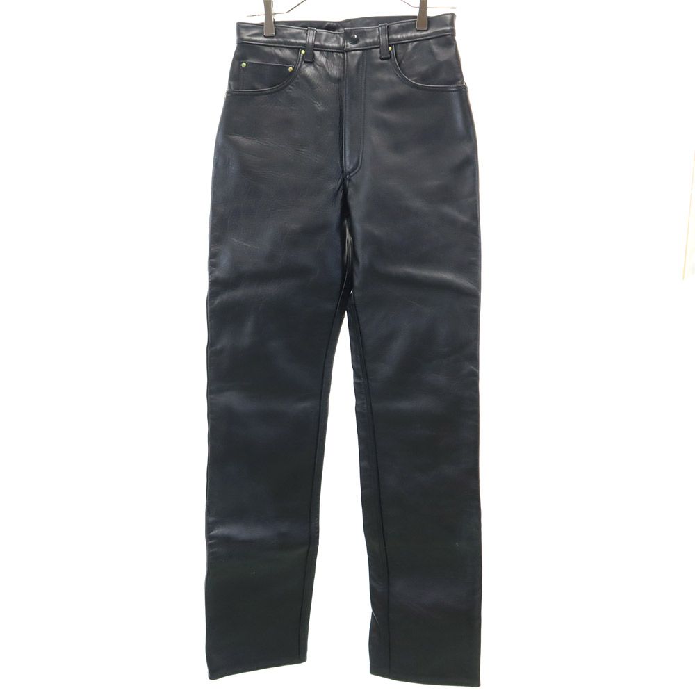 ロストワールド USA製 レザーパンツ W30 黒 LOST WORLDS メンズ