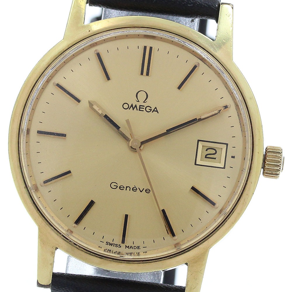 オメガ OMEGA ジュネーブ デイト 手巻き メンズ _936338【中古】