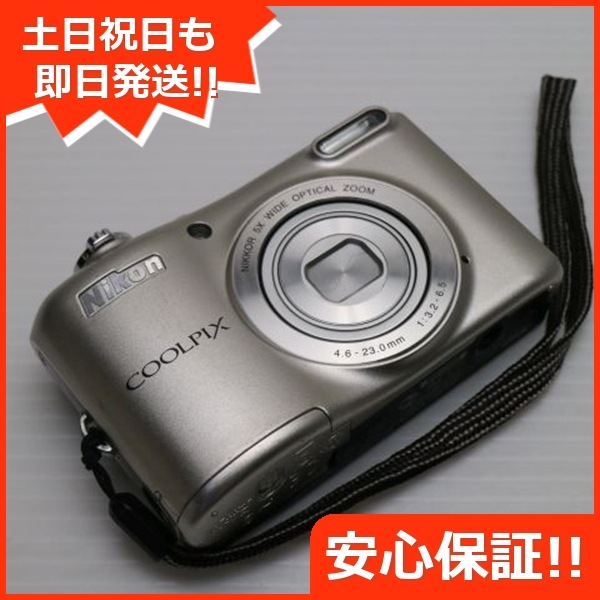 美品 COOLPIX L28 シルバー デジカメ Nikon 84 12,558円