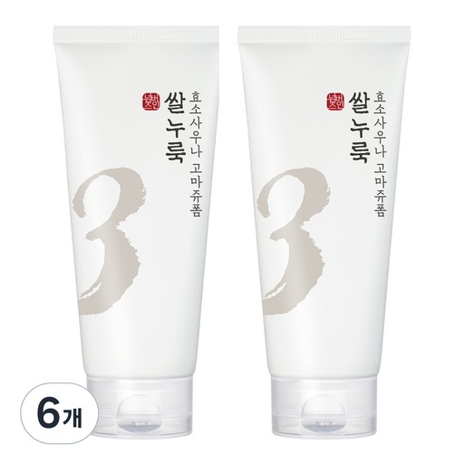 3番米麹酵素サウナゴマジュクレンジングフォーム 170ml 6個 発酵泡 毛穴清浄