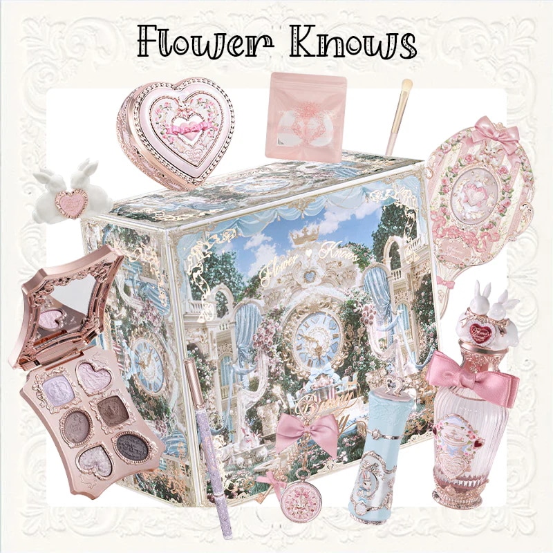 FLOWER KNOWS2026新品 バニーガーデンテイルズ 5+8点セット [正規品保証] チーク アイシャドウ クッションファンデーション 香水 アイライナー マットリップ ハンドミラー リ...