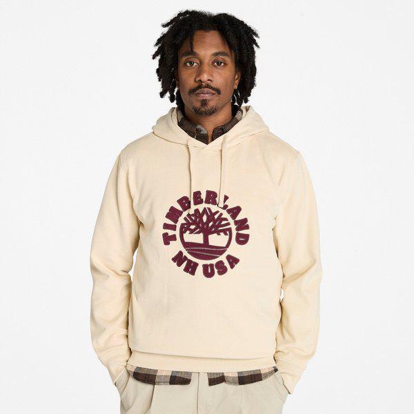 パブリックホリデーグラフィックフード付きスウェットシャツ アイボリー A6NKK EFL