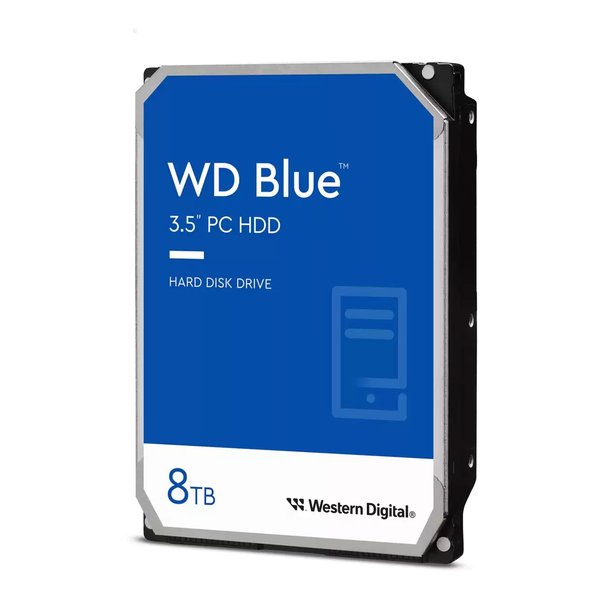 3.5インチ 8TB HDD Blue SATA CMR 3.5インチ 内蔵ハードディスク WD80EAAZ