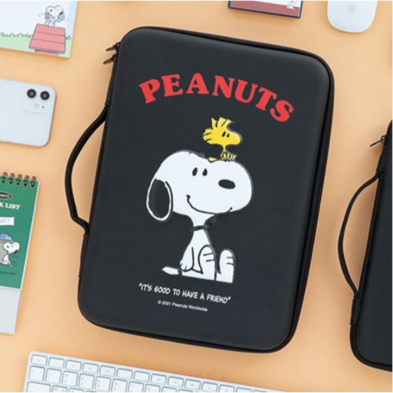 PEANUTS/ Snoopys digital pouch 2color/ 11,13inch