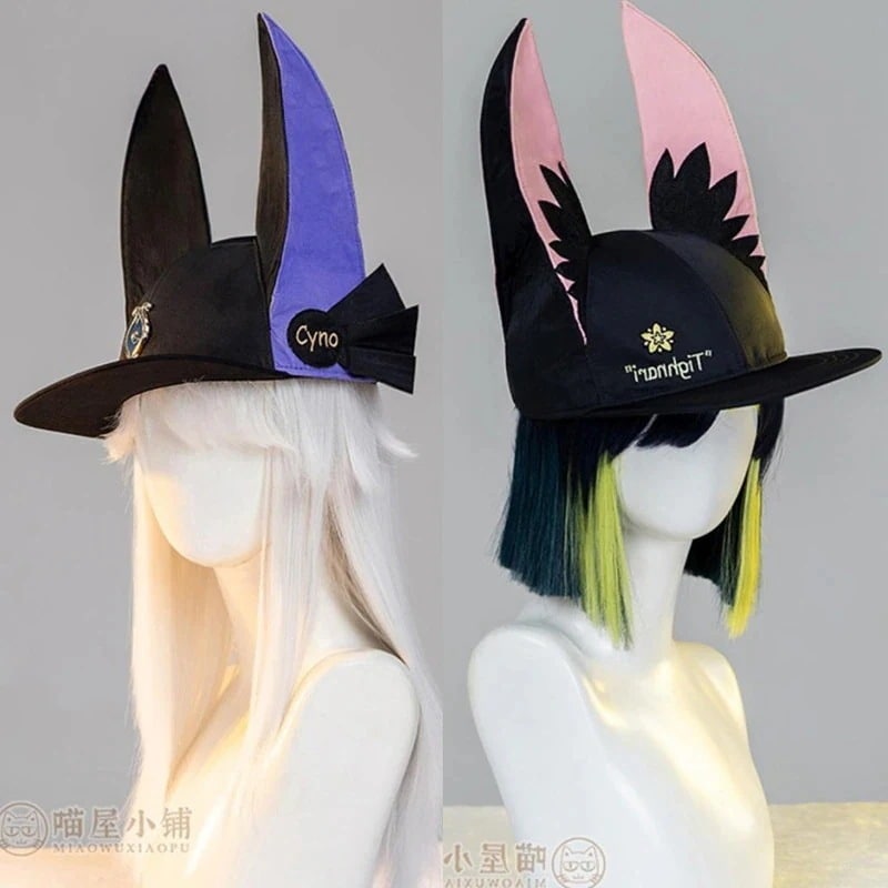 ティナリ セノ 耳帽子 キャップ 本物 コスプレ 原神 Genshin ニャー屋 男女兼用 耳付き帽子 調節可 帽子 カップル ペアルック