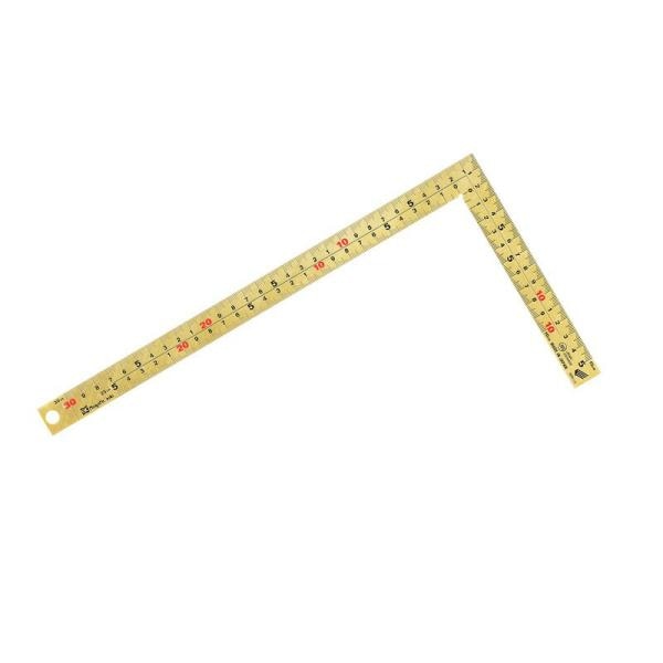 金鷲 金曲尺 30cm 薄手広巾 GTH－30CKD 大工道具 測定具 曲尺