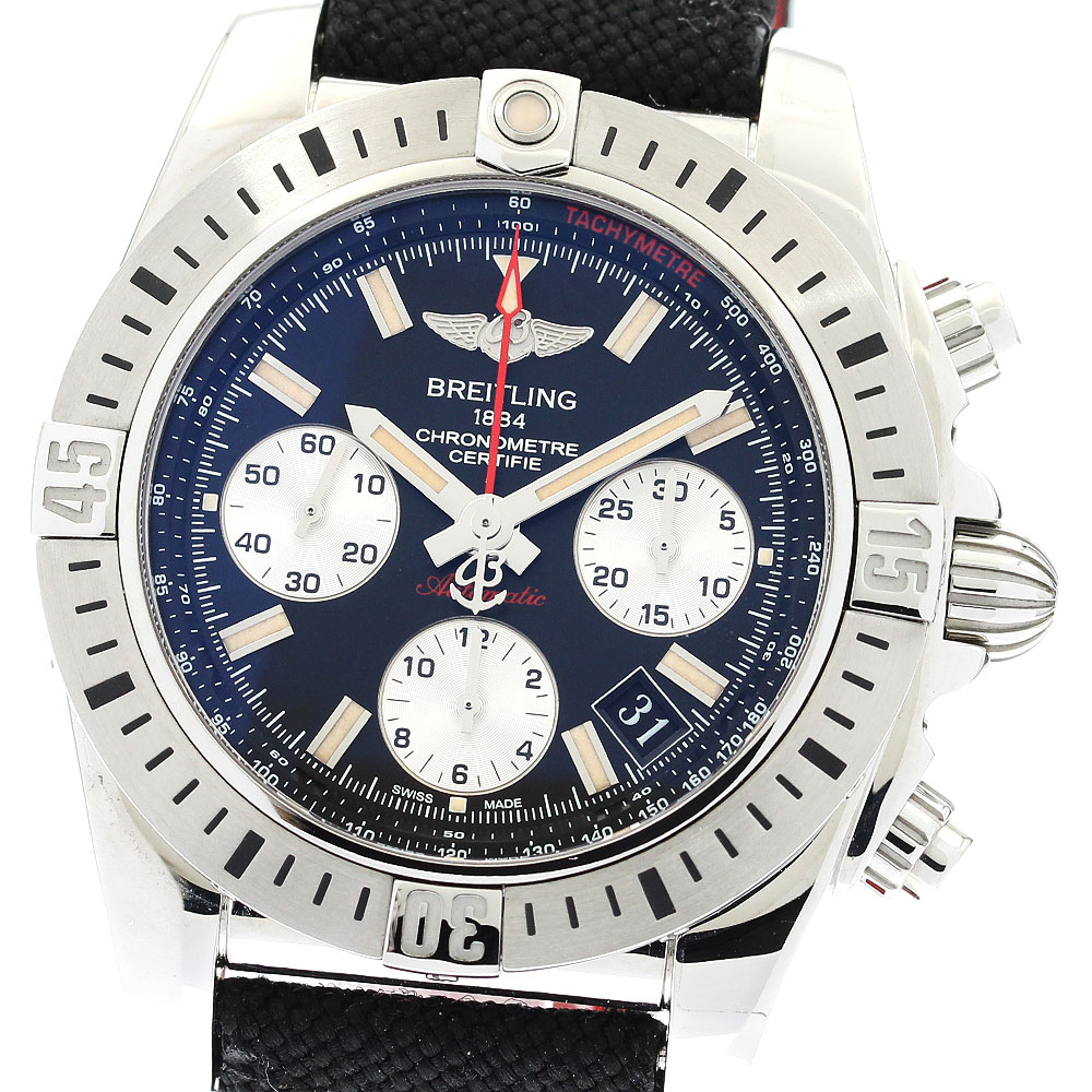 ブライトリング BREITLING AB0144 クロノマット 41 エアボーン デイト 自動巻き メンズ 美品 箱・保証書付き_903163【中古】 225,450円