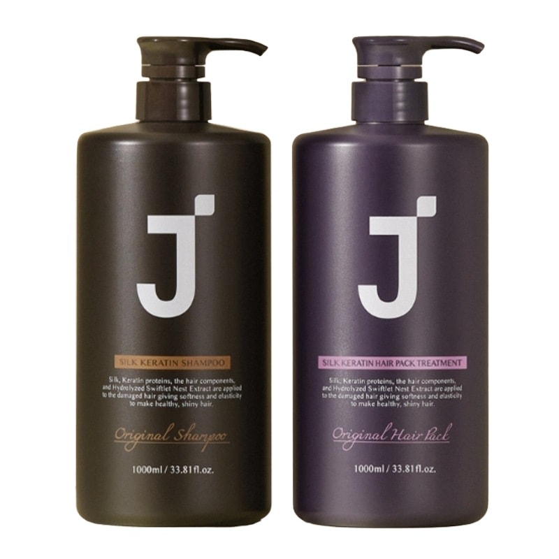 ジェイフォレストシルクケラチンシャンプー1000ml+トリートメント1000ml