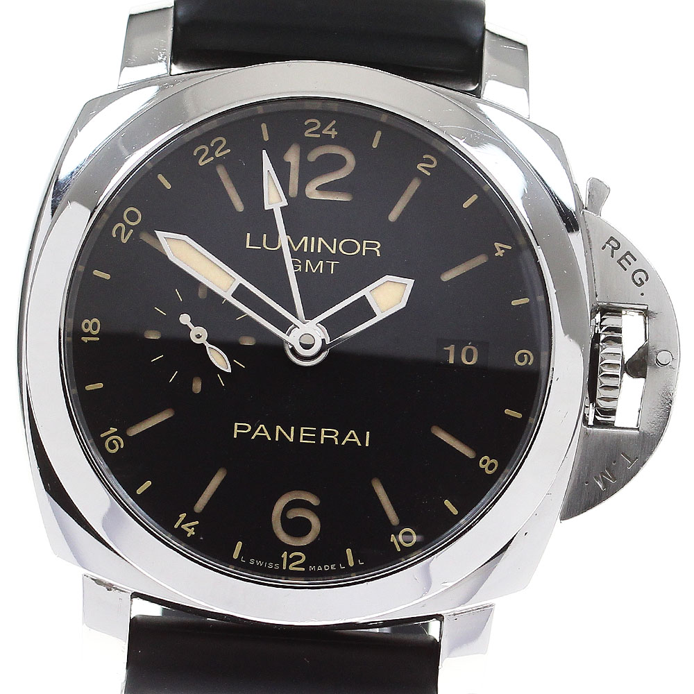 パネライ PANERAI PAM00531 ルミノール 1950 3デイズ GMT 24H アッチャイオ 44mm 自動巻き メンズ _826861【中古】