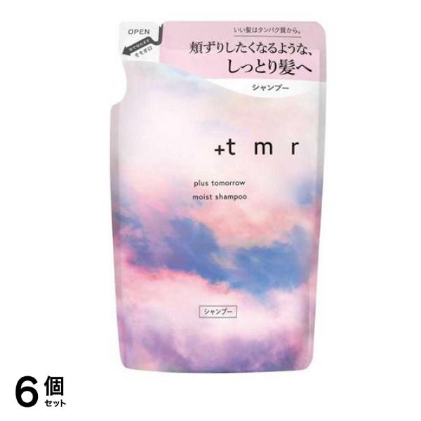 +tmr(プラストゥモロー) シャンプー モイスト 詰め替え用 400mL 6個セット