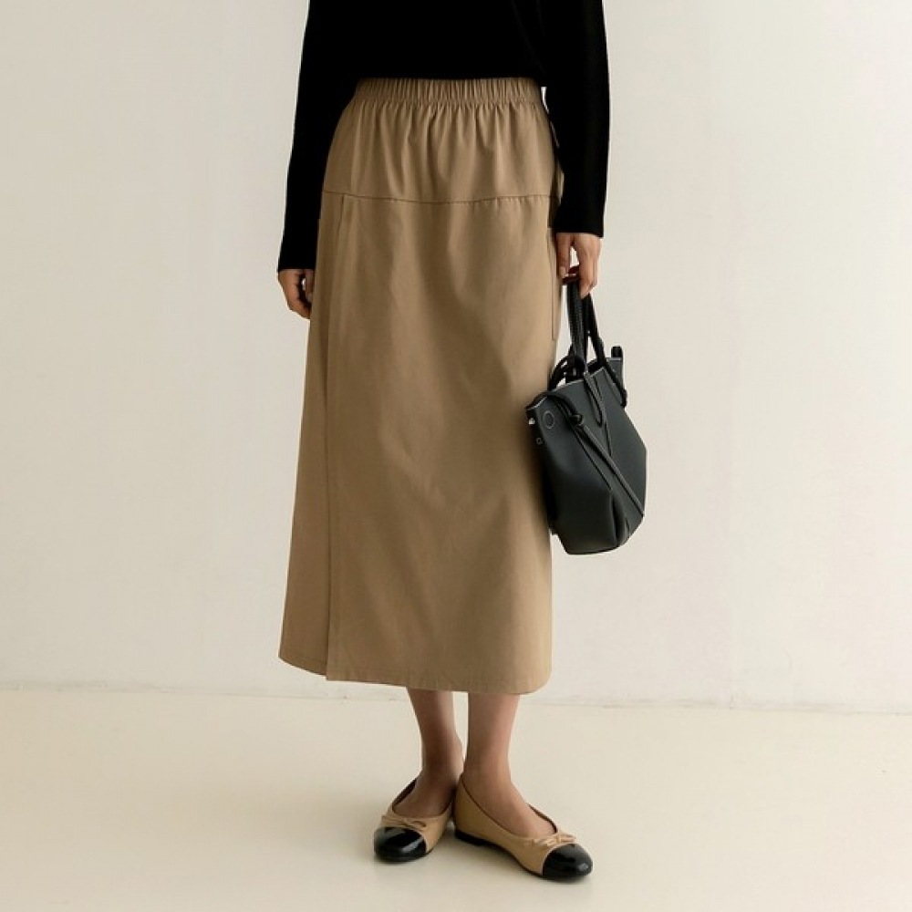 (Elysia) キャロンポケットバンディングスカートパンツ 5,257円