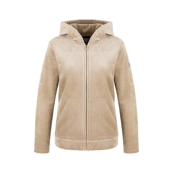 25FW 新作 女性用 コーデュロイフリースフードジャケット LD リブ ジャケット セットアップ MLUFJ603（発売価格129000ウォン）