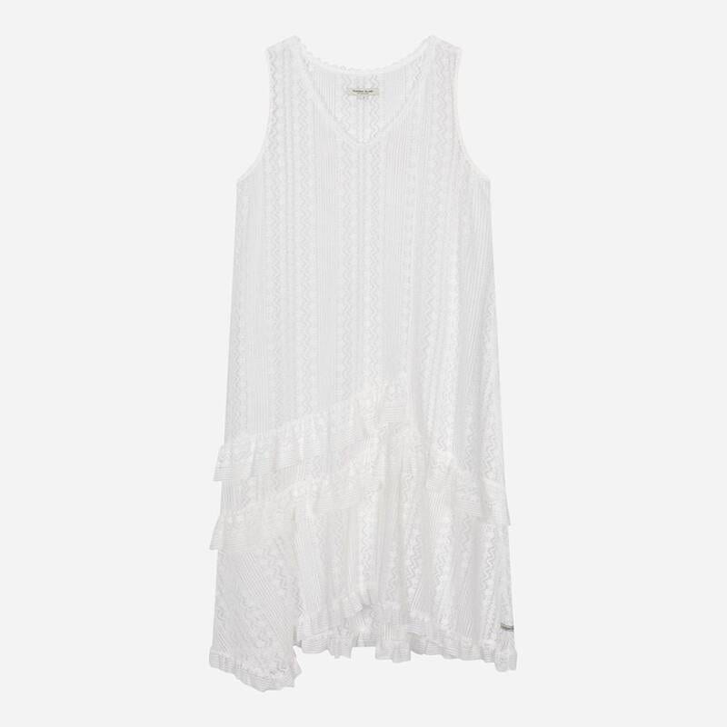T264MOP293W レイヤードレースワンピース