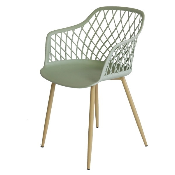 Rattan World C1800PAG メッシュPPチェア ミントグリーン メーカー直送