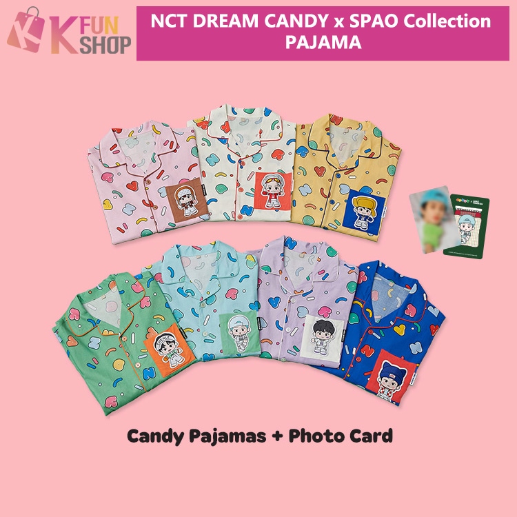 即日_公式トレカ付き[PAJAMA] NCT DREAM CANDY x SPAO Collection 睡眠パジャマ【キャンセル不可】