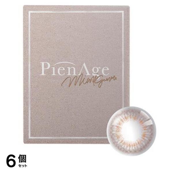 ピエナージュ ミミジェム 1month カラコン ミミガーネット 2枚入 (-6.50 度あり) 6個セット