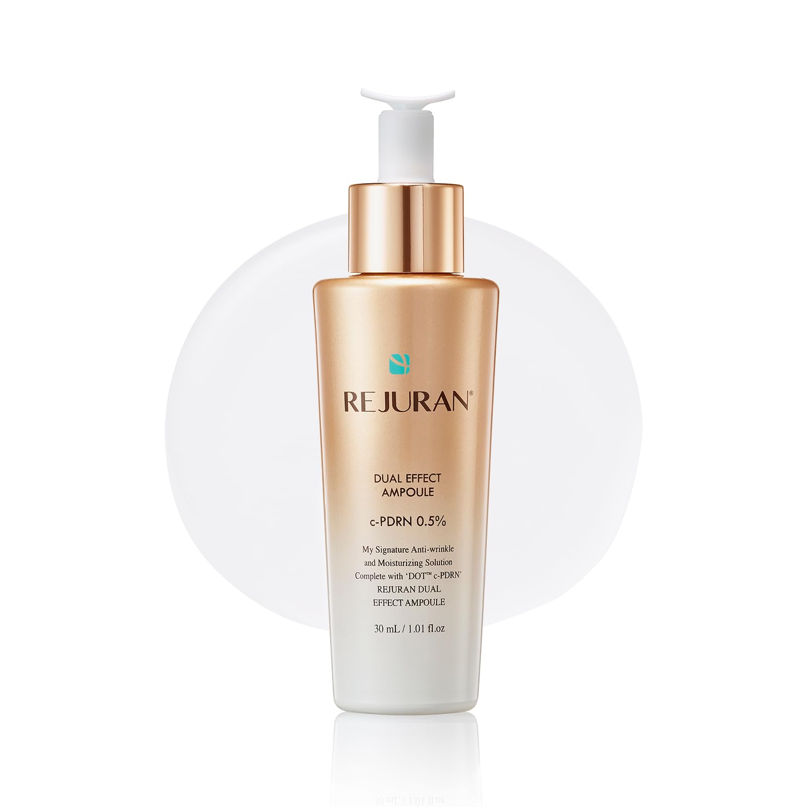 公式 REJURAN（リジュラン）デュアルエフェクトアンプル c-PDRN 0.5%(5,000ppm) DOT技術搭載 PDRN配合 美容液 韓国コスメ 高濃度c-PDRN配合 美容液 くすみ・毛穴