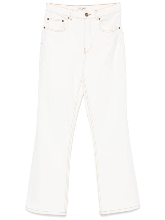 TORY BURCH Women Denim Pants 168289 111 White