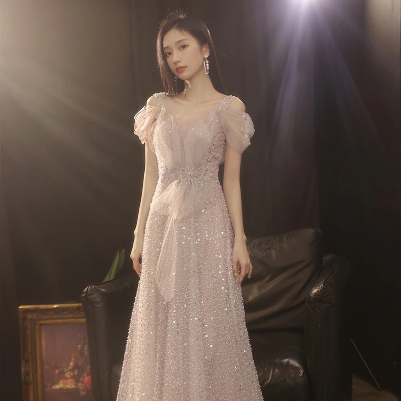 2023ウェディングドレスパーティードレス 二次会20代 30代 結婚式上品ドレス パーティードレス