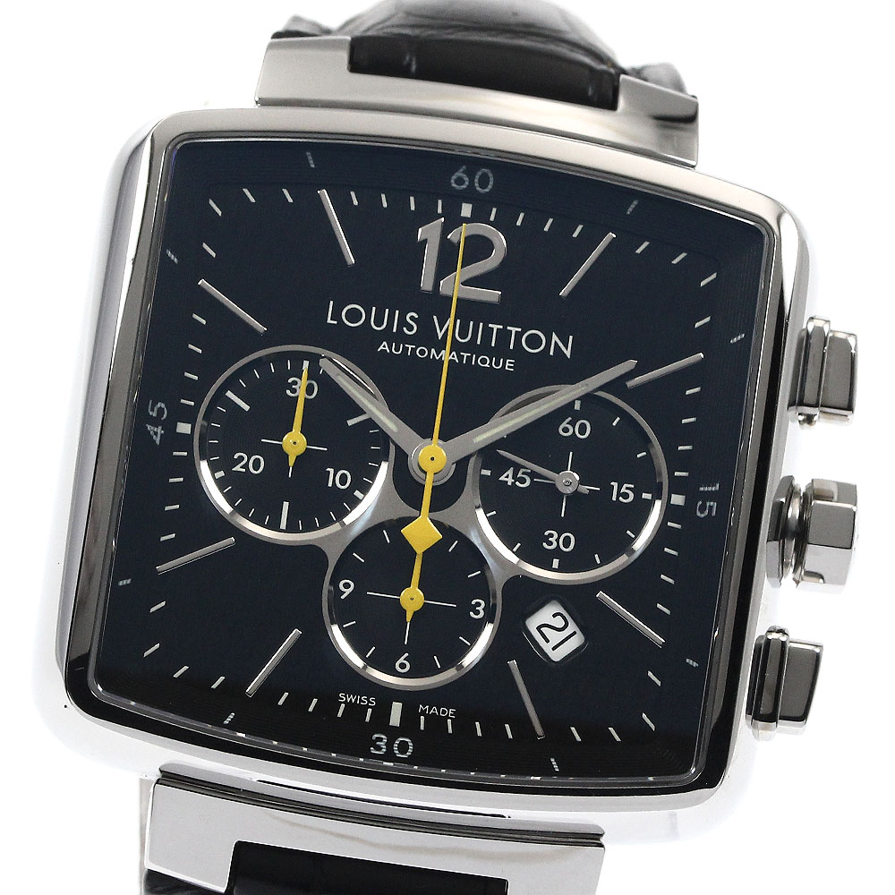 ルイ・ヴィトン LOUIS VUITTON Q212G スピーディー クロノグラフ 自動巻き メンズ 箱・保証書付き_893875【中古】