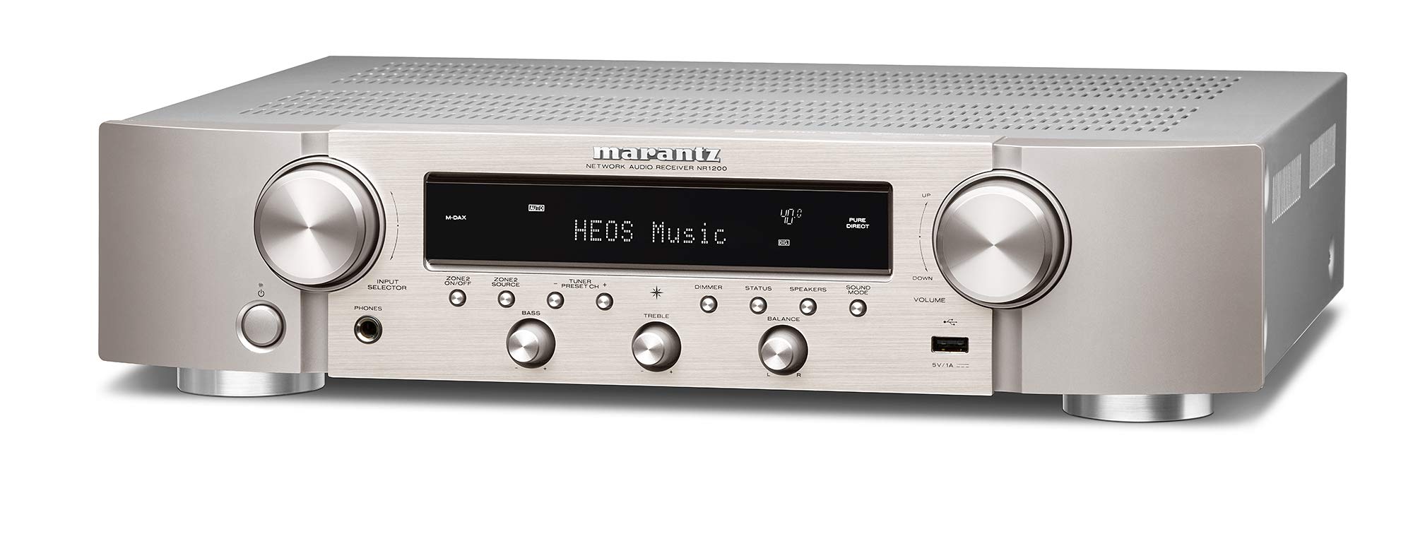 【 VGPアワード殿堂入りモデル】マランツ Marantz NR1200 ネットワークレシーバーHDMIセレクター搭載のHi-Fiステレオアンプ NR1200/FN