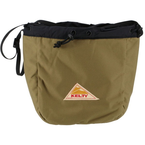 KELTY ケルティ 巾着ショルダー リバーシブル キンチャク REVERSIBLE KINCHAKU ショルダーバッグ 32592465-TAN「RS2309」