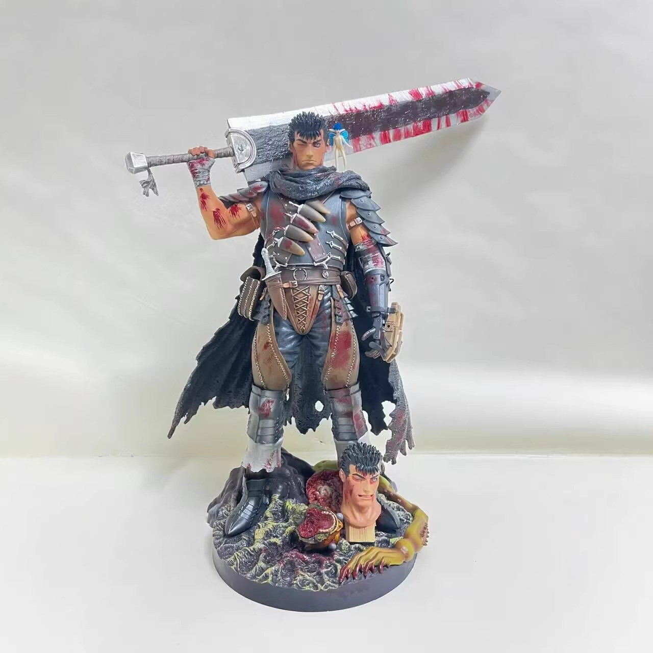 ベルセルク ガッツ 黒剣士 1/6 スタチュー ヘッド交換