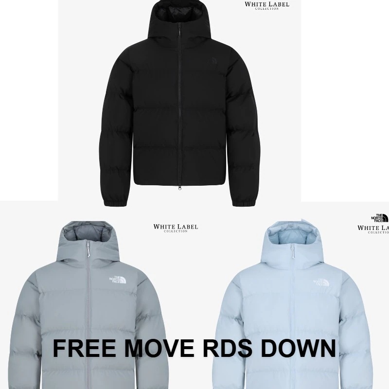 韓国正規品保証 関税負担なNJ1DR52J FREE MOVE DOWN JACKET(RDS)デイリー 基本 着装 男子 女子 人気 韓国 ファッション 男女共用 アウ