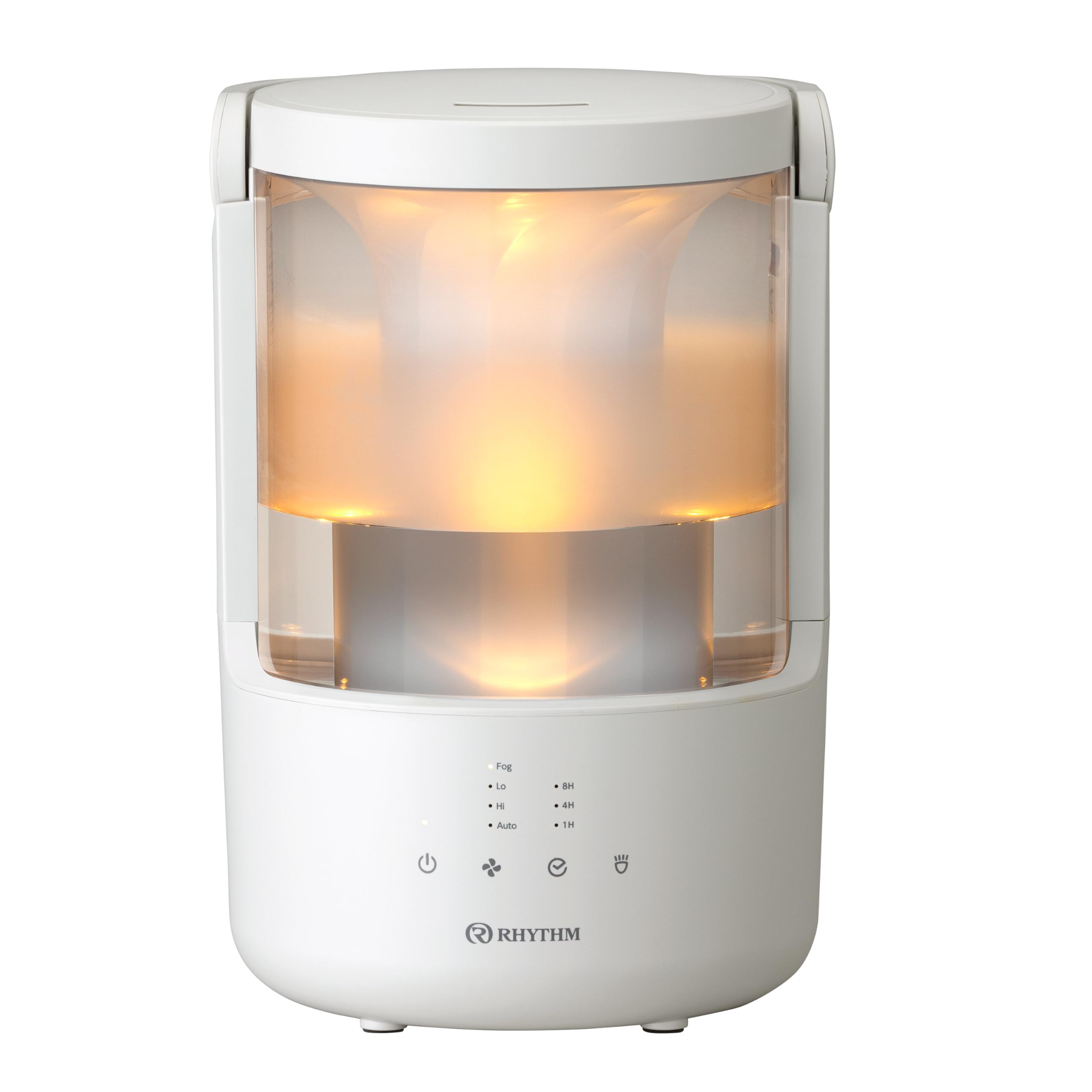 リズム(RHYTHM) 加湿器 超音波式 2025 アロマ対応 お手入れ簡単 タンク乾燥機能 付き 7畳対応 タンク容量 2L 18時間連続加湿 [MIST 250] ライトグレー 9YYA64RH0