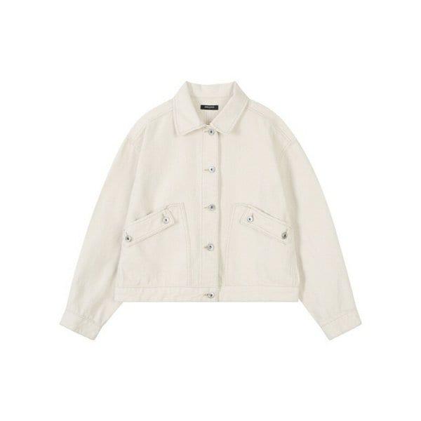 [] 女性) カラー デニム トラッカー ツーポケット ジャケット (B245DJ500P1) [P003749214]