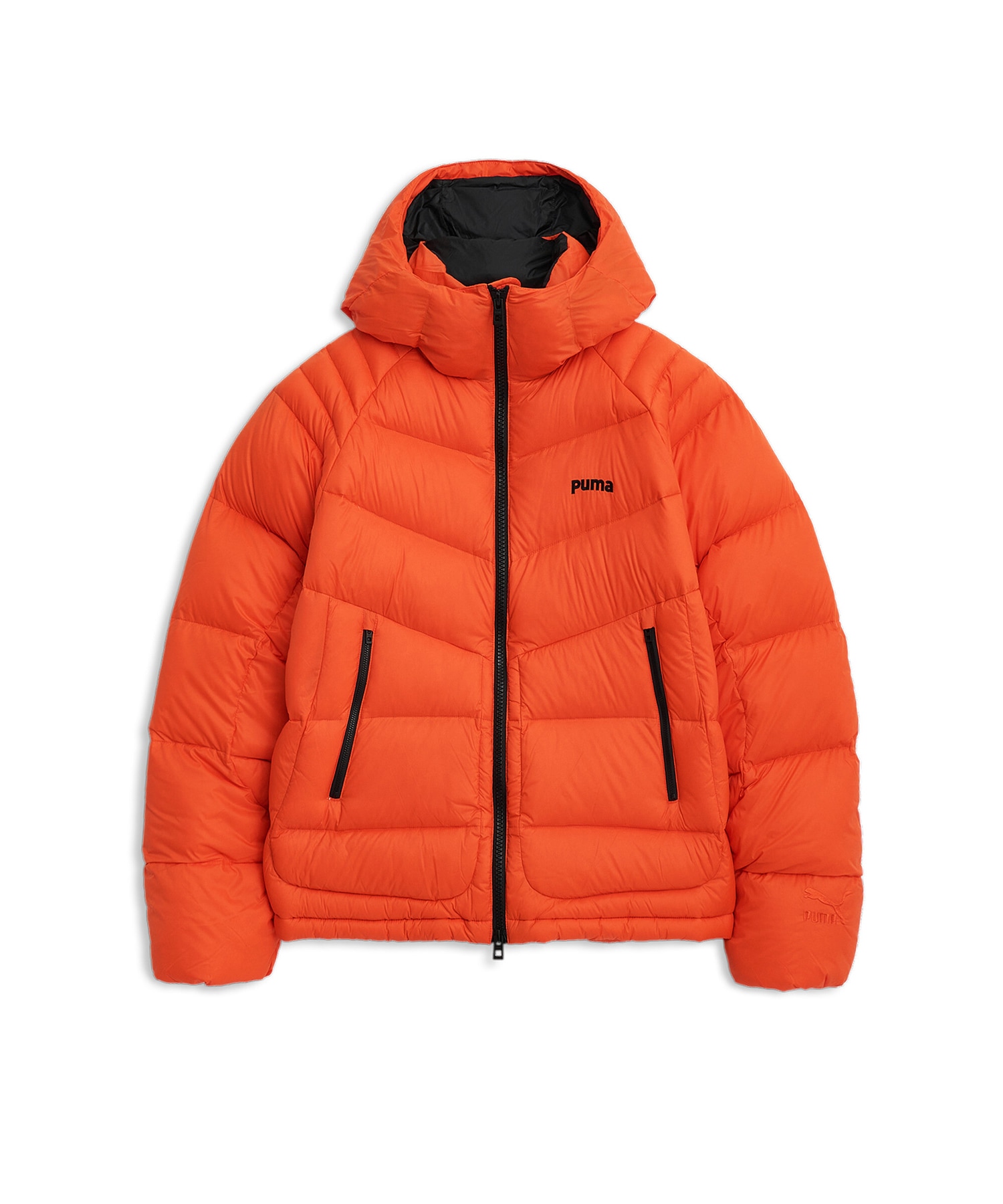 プーマウルトラ 2 アイコンポップダウンジャケット-オレンジ:ブラック/ 940195-05