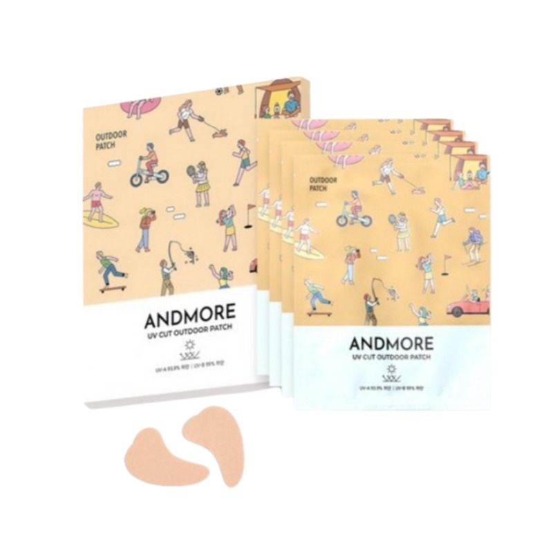 [韓国] アットドア UVカットパッチ,ゴルフパッチ,サンパッチ4個入り_5ボックス