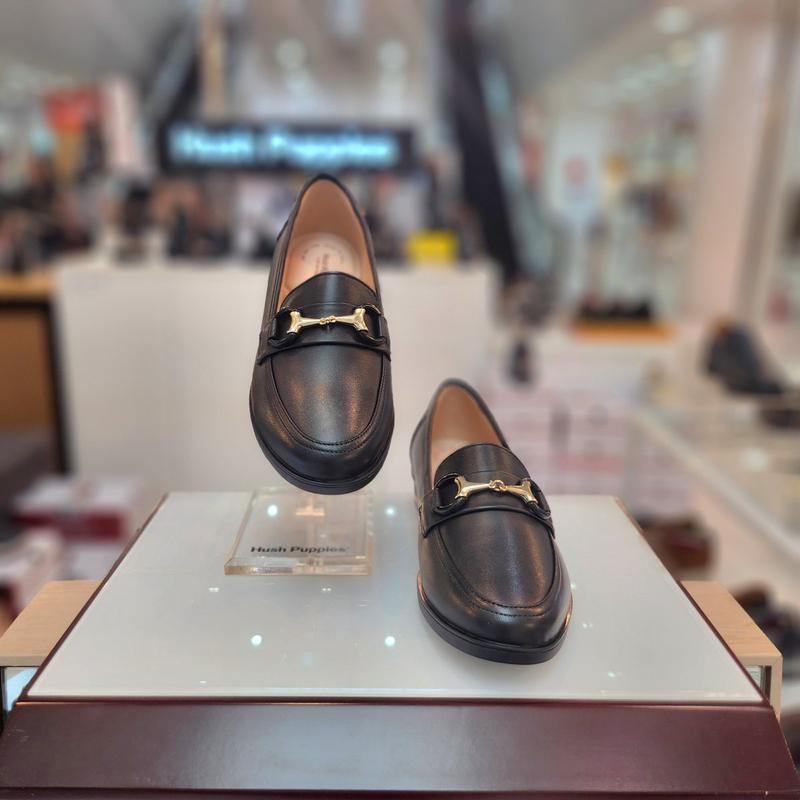 女性 足に優しい 2.5cm モールドヒール セミフォーマル ローファー 3Fr429-B