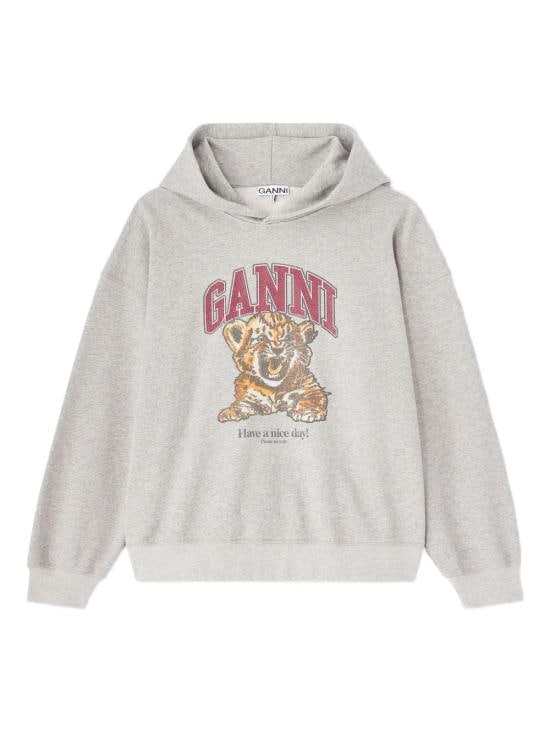 GANNI Women Hoodies A1060024 920 GREY