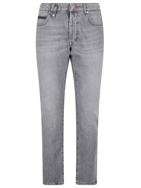 PHILIPP PLEIN Men Denims MDT4353PDE004N72IH Grey