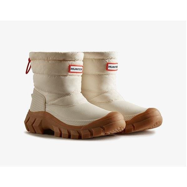 【HUNTER】オリジナル イントレピッド スノーブーツ ショート ホワイト ウィロー WFS2108WWUWWG