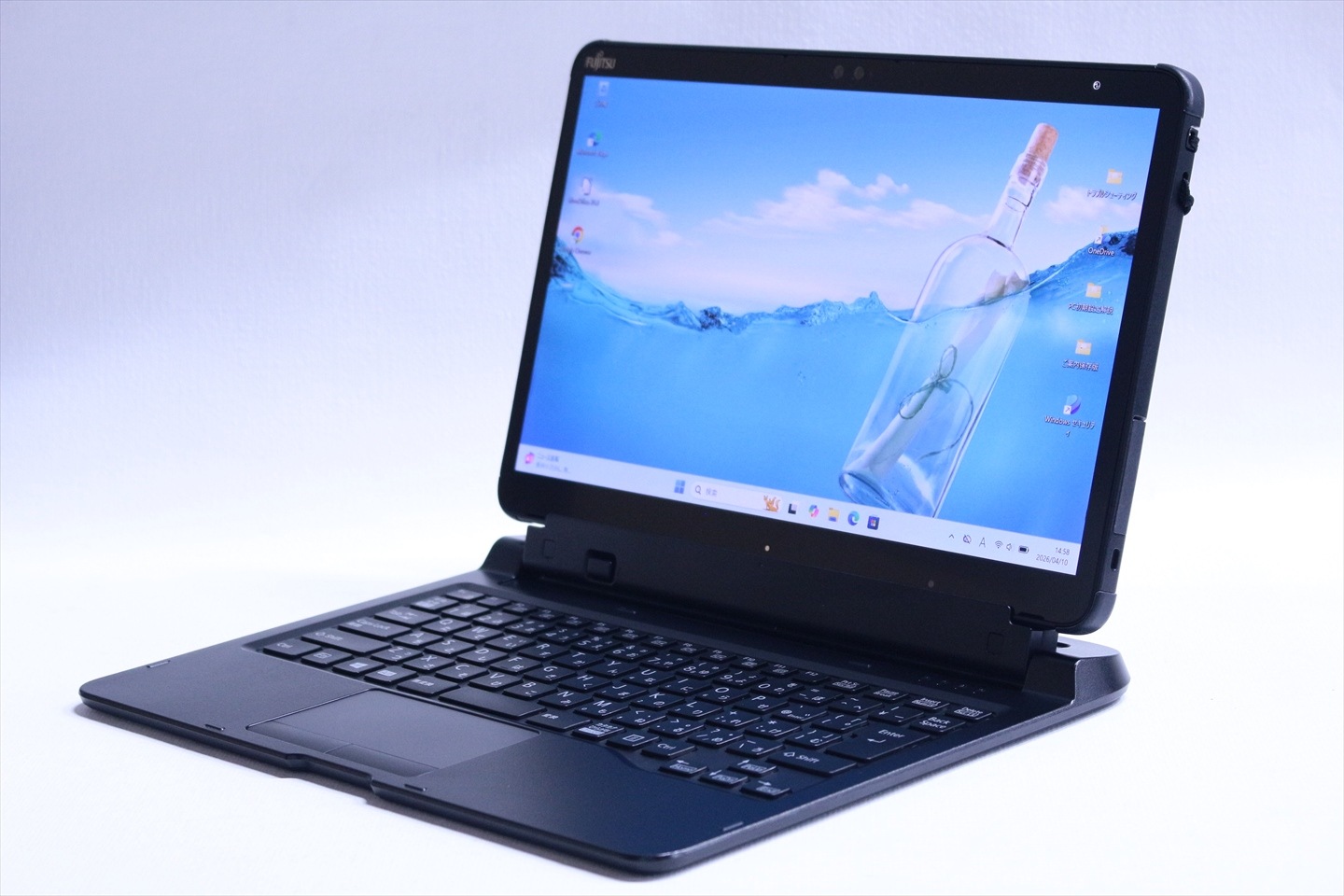 即配 良品 軽量約775g 13.3型液晶2in1タブレット ARROWS Tab Q7311/FB i5-1145G7 8G 128G 13.3FHDタッチ WiFi6 バッテリー良 AAA評価
