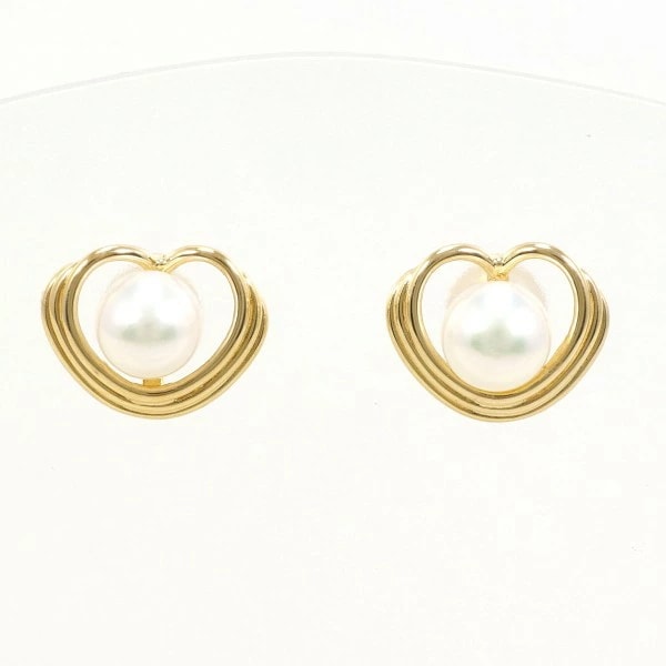K18 18金 YG イエローゴールド ピアス パール(真珠) 総重量約1.3g ジュエリー 中古 16,070円